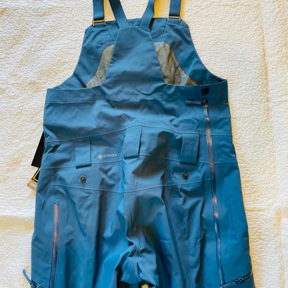 Arcteryx Sentinel Sz 6 Gortex Pro twilight bibs overalls pants snowboarding wint - Picture 7 of 8
